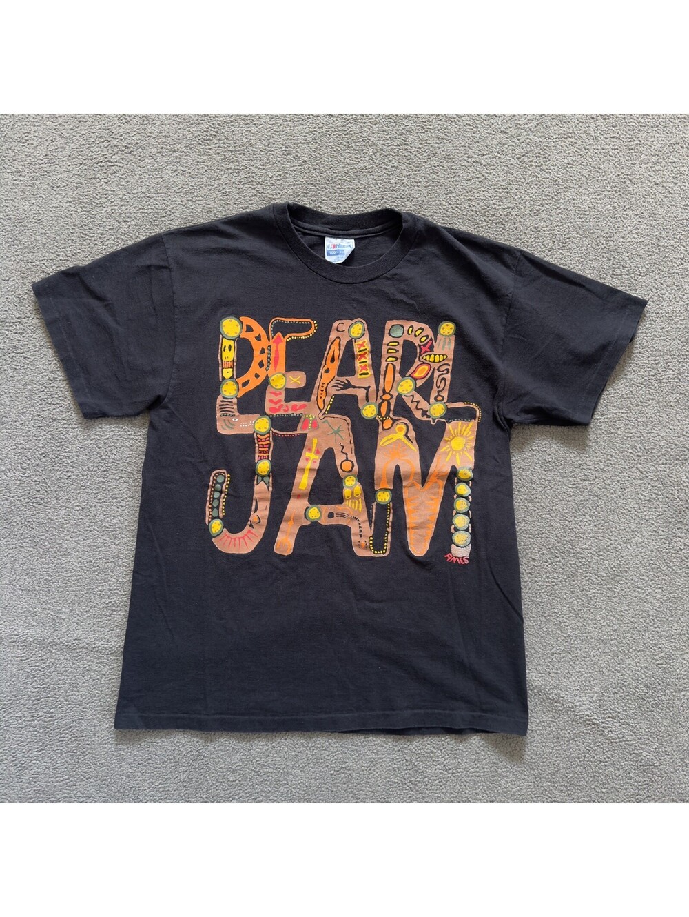 Men’s Vintage 90’s Pearl Jam Music For Rhinos Band T-Shirt Size Large Rare L🔥
